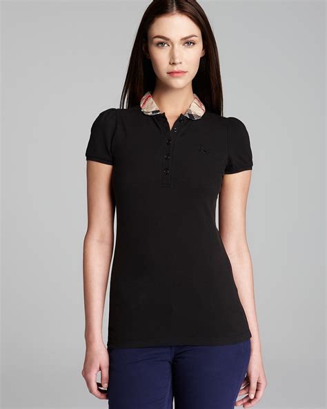 burberry shirt womens polo|burberry denim shirt women.